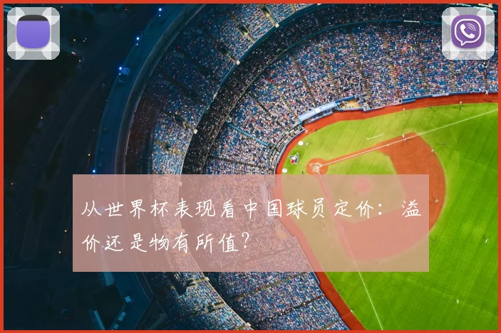 从世界杯表现看中国球员定价:溢价还是物有所值?